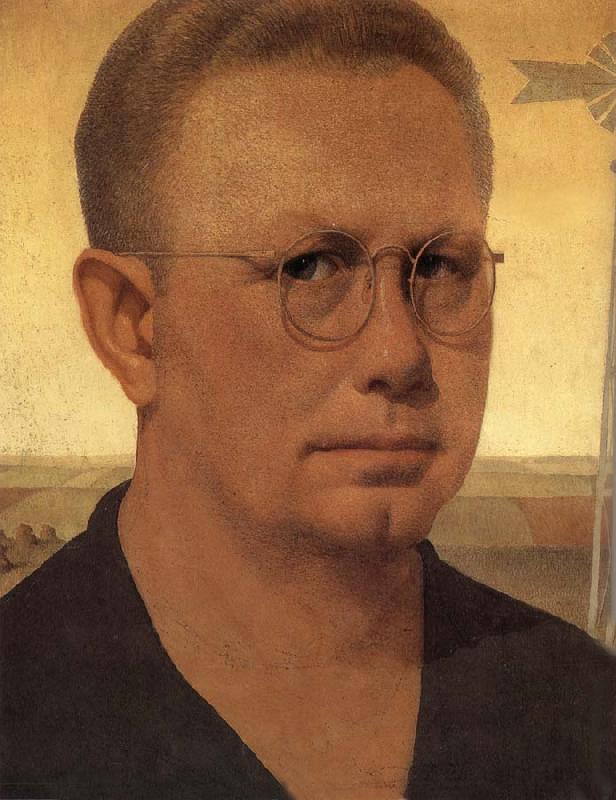 Grant Wood Self-Portrait